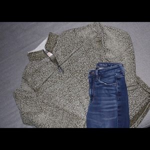 Warm fuzzy sweatshirt